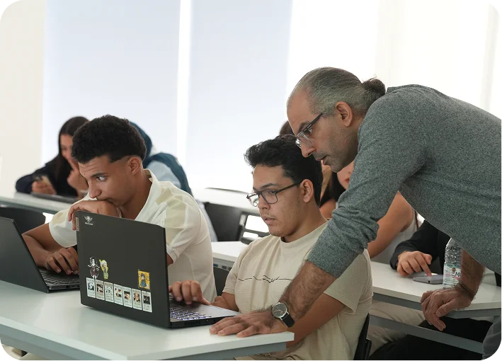 Participants collaborating at AIIS